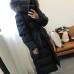 Ultra Warm Down Long Coat Parka with Detachable Faux Fur Liner - 8027